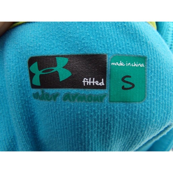 Under Armour Womens Pullover Size Small Hoodie Loose Heat Gear Blue - Picture 5 of 8